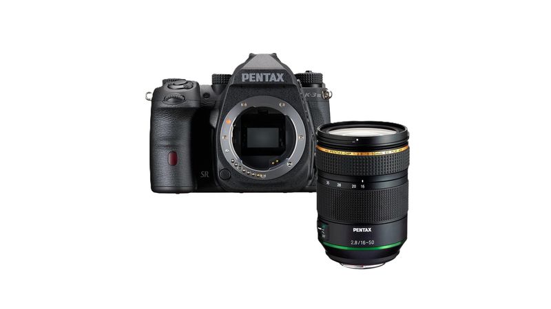 Pentax K-3 Mark III Monochrome Aparat Foto DSLR Kit cu Obiectiv HD