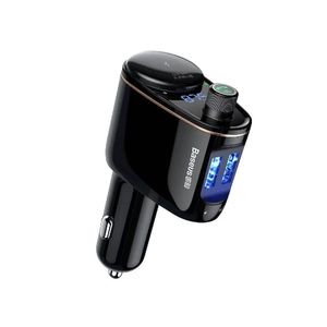 Baseus S-06 Modulator FM Bluetooth Incarcator Auto Negru