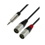 Adam-Hall-4Star-Y-Cablu-TRS-3.5--2-x-XLR-Tata-3m