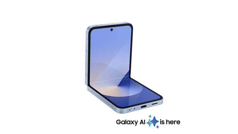 GALAXY Zflip6 ブルー 256GB Samsung Galaxy Z Flip 6, 12/256GB, Blue (SM-F741BLBGEUE)