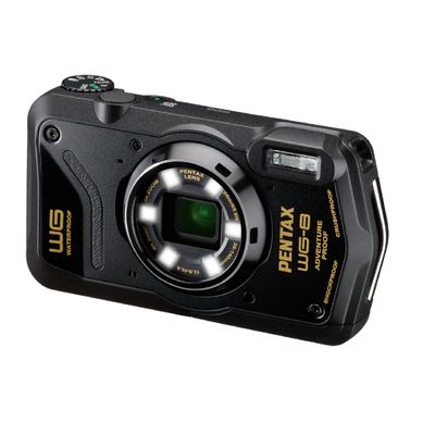 Pentax WG-8 Aparat Foto Compact 20mpx 5x Zoom Optic Subacvatic Rezistent la Socuri Negru
