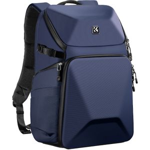 K&F Concept Rucsac 20L Impermeabil cu Carcasa Frontala Dura Albastru