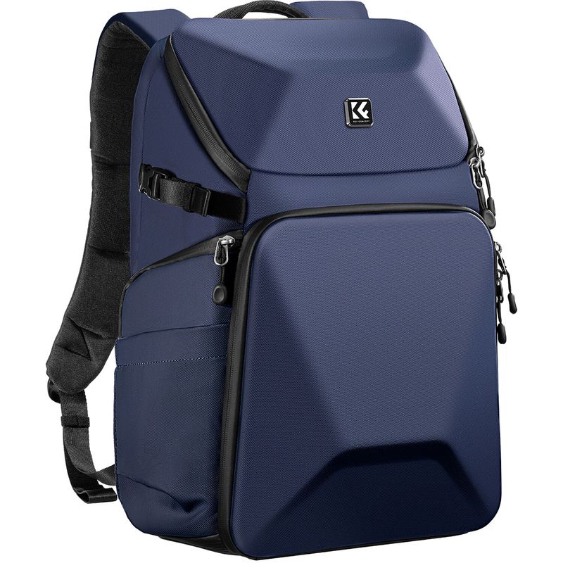 K-F-Concept-Rucsac-20L-Impermeabil-cu-Carcasa-Frontala-Dura-Albastru