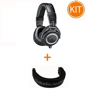 Pachet Audio-Technica ATH-M50X Casti Profesionale + Headband Rezerva