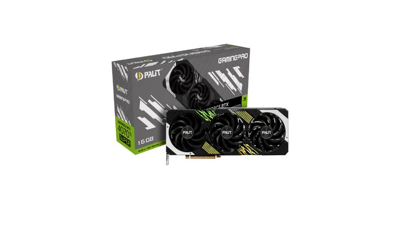 Palit GeForce RTX 4070 Ti SUPER GamingPro Placa Video 16GB GDDR6X