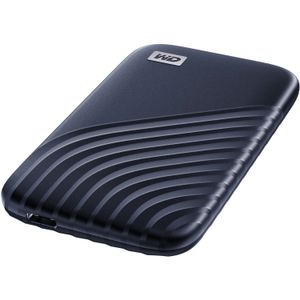 WD My Passport SSD Extern 2TB USB 3.2 Gen2 Type-C/A Albastru