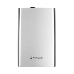 Verbatim Store 'n' Go ALU Slim Hard Disk Extern 2TB USB 3.2 si Adaptor USB-C Gri