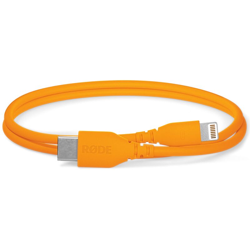 Rode-SC21-Cablu-USB-C-Lightning-Portocaliu.2