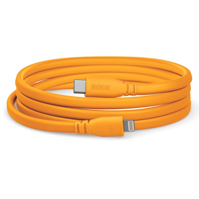Rode-SC19-Cablu-USB-C-la-Lightning-1.5m-Portocaliu.2