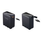 SmallRig4469AcumulatorcuReincarcareUSBCpentruNPF97010500mAhNegru