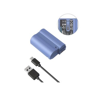 SmallRig 4332 Acumulator cu incarcare USB-C pentru Nikon EN-EL15c, 2400mAh
