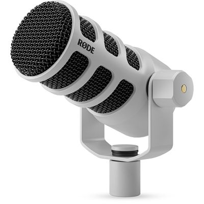 Rode Podmic USB White Microfon Dinamic Versatil Broadcast Alb