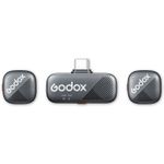 GodoxCubeSCKit2SistemWirelessAndroidcuMicrofon2TX1RX