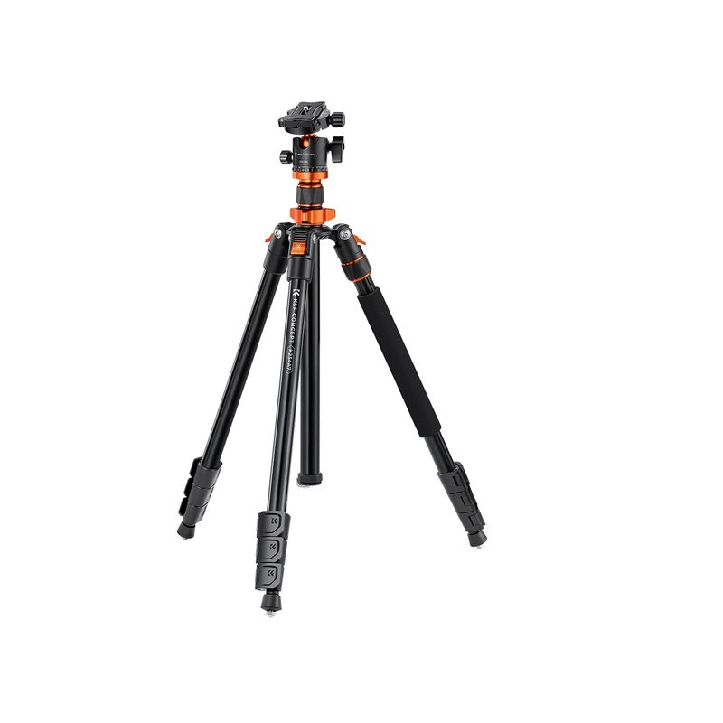 KentFaith-KF09.087V6-Trepied-Aluminiu-cu-Coloana-Centrala-Rotativa-360°-2m