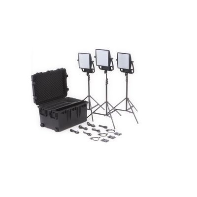 Litepanels Astra 6X Traveler Trio Kit 3 Lampi LED cu Placute V-Mount