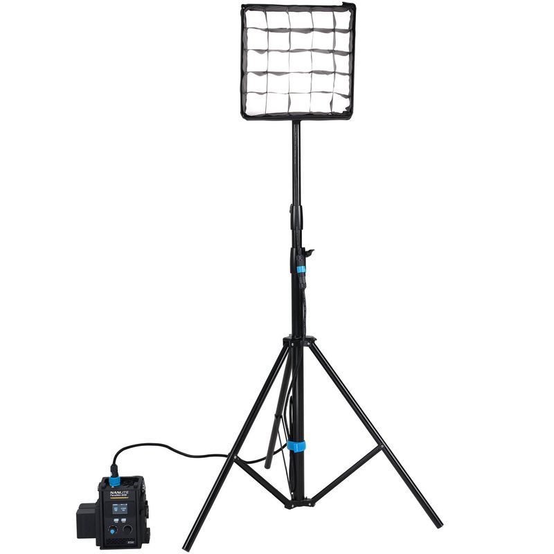 Nanlite-PavoSlim-60B-Lampa-LED-Bi-Color-cu-Softbox-8156-Lux.8
