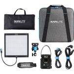 Nanlite-PavoSlim-60B-Lampa-LED-Bi-Color-cu-Softbox-8156-Lux10