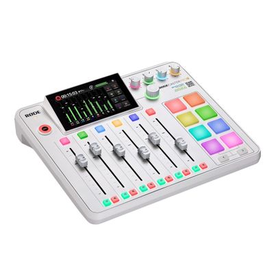 Rode Rodecaster Pro II White Mixer Audio Podcast Alb