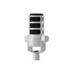 RodePodMicWhiteMicrofonDinamicPodcastXLRAlb