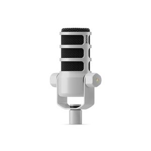 Rode PodMic White Microfon Dinamic Podcast XLR Alb