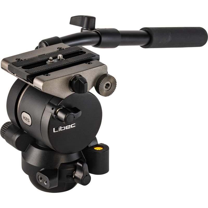 Libec-H25-Bila-75mm-si-Baza-pentru-Cap-Trepied-Video