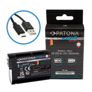 Patona Platinum Acumulator Replace Li-Ion pentru Nikon EN-EL15/ B/ C 2600 mAh 7.2V