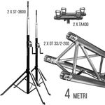 DuratrussKitProfesionalHeavyDutySchelaLuminicuTraversapentruScena4m