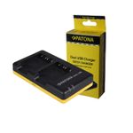 Patona-Incarcator-Dual-pentru-Sony-NP-BG1-DSC-H55-H70-cu-Cablu-Micro-USB-