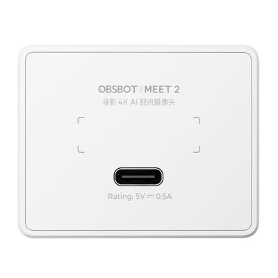 OBSBOT Meet2 4K Camera Web Streaming Cloud White