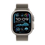 Apple-Watch-Ultra-2-GPS---Cellular-49mm-Carcasa-Natural-Titanium-cu-Natural-Titanium-Milanese-Loop---M--2-