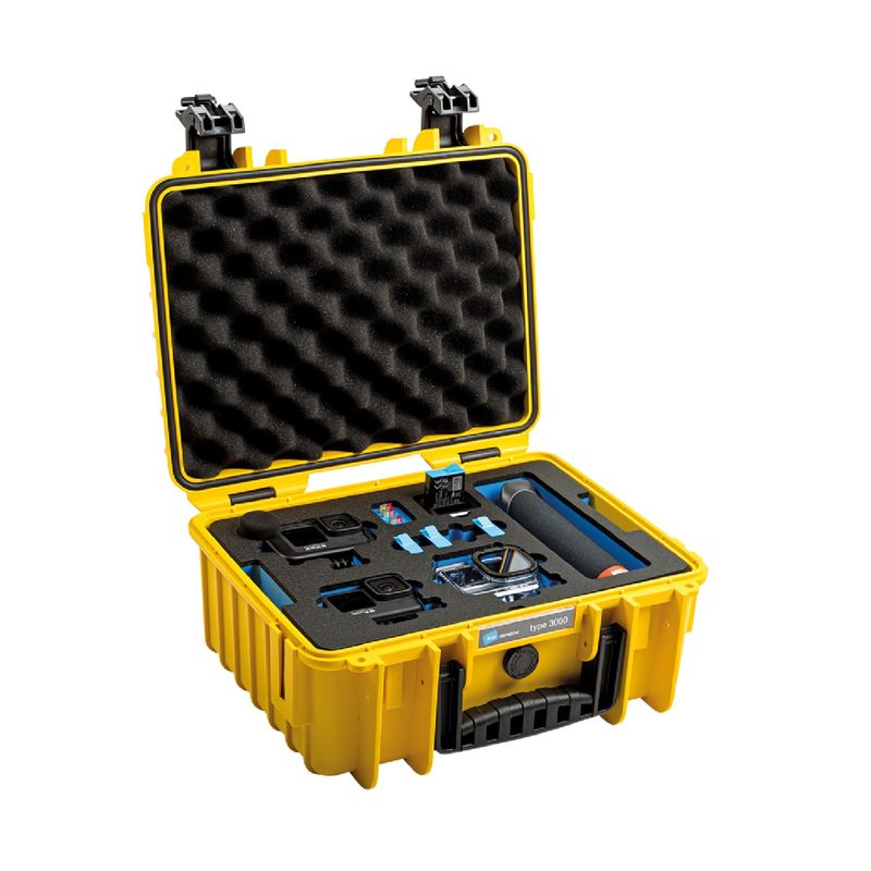 BWType3000GeantaTransportpentruGoProHero12siGoProHero91011cuIncarcatorIncorporatGalben