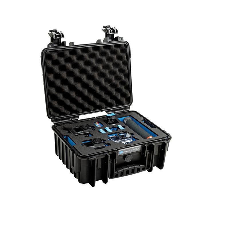 BWType3000GeantaTransportpentruGoProHero12siGoProHero91011cuIncarcatorIncorporatNegru