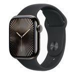 Apple-Watch-Series-10-GPS---Cellular-42mm-Carcasa-Slate-Titanium-si-Curea-Sport-Neagra-M-L