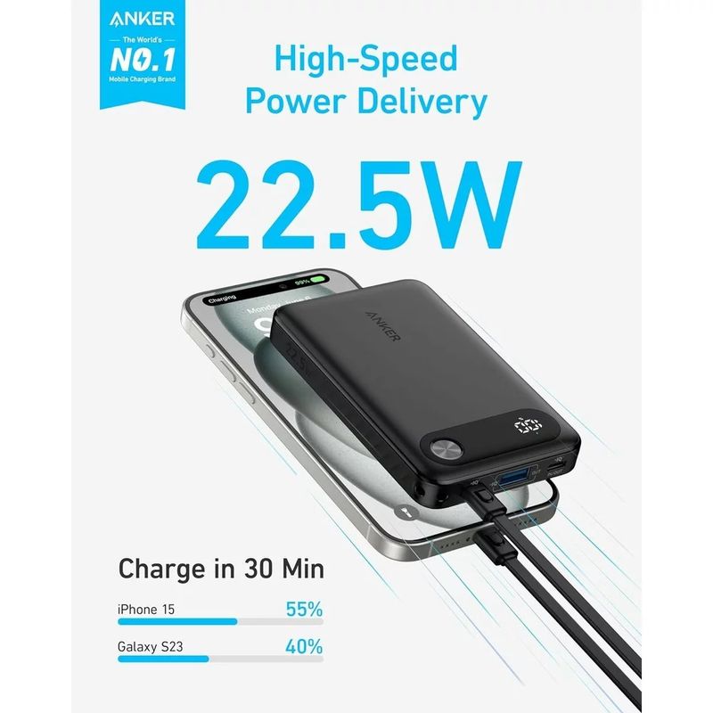 Anker-Powercore-10000-mAh-Acumulator-Extern-22.5W-Cablu-USB-C-Negru.2