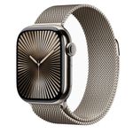 AppleWatch10GPSCellular46mmCarcasaNaturalTitaniumcuNaturalMilaneseLoopSM