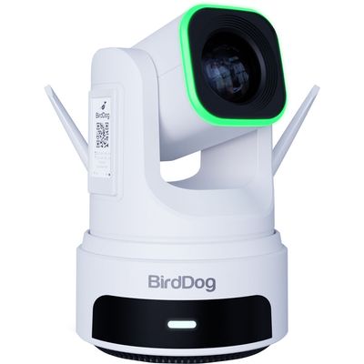 BirdDog X4 Ultra White Camera PTZ 4K 20x Zoom NDI WiFi 6 AI Alb