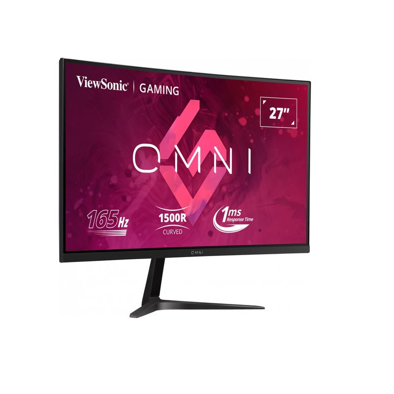ViewSonic-VX2718-2KPC-MHDJ-Monitor-Gaming-Curbat-27--QHD-VA-Frameless-165Hz-DisplayPort-Boxe