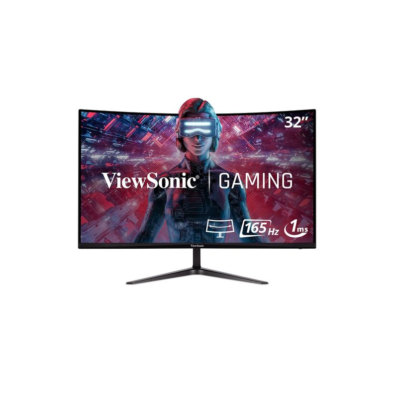 ViewSonic-VX3218-PC-MHDJ-Monitor-Gaming-Curbat-LED-31.5-inch-FHD-VA-1-ms-165-Hz-FreeSync