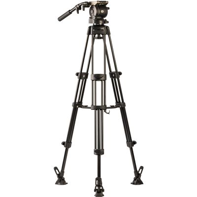 Libec HS-250M Sistem Trepied cu Cap Trepied  H25 Spreader tip mid-level Picioare Cauciuc si Geanta de Transport