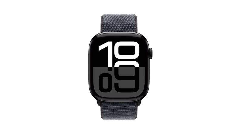Apple Watch 10 GPS 42mm Carcasa Aluminiu Jet Black cu Ink Sport