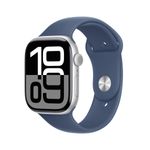 AppleWatchSeries10GPS42mmCarcasaAluminiuArgintiesiCureaSportDenimML