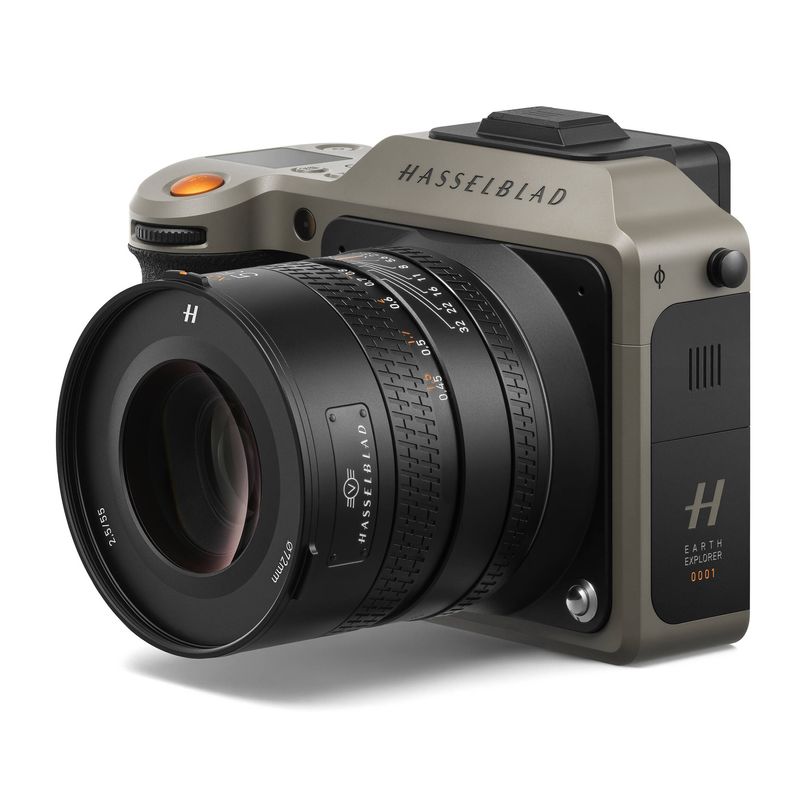 HasselbladX2D100CAparatFotoMirrorlessFormatMediuEarthExplorerLimitedEditionKitcuObiectivXCD55mmF25V