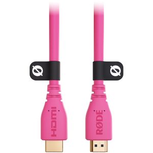 Rode HDMI-1.5-P Cablu HDMI 2.0 1.5m 4K60 18 Gb/s Roz