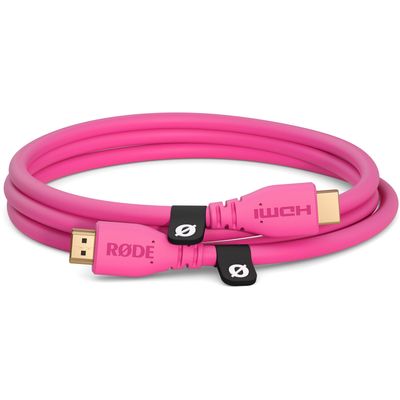 Rode HDMI-1.5-P Cablu HDMI 2.0 1.5m 4K60 18 Gb/s Roz