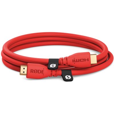Rode HDMI-1.5-R Cablu HDMI 2.0 1.5m 4K60 18 Gb/s Rosu