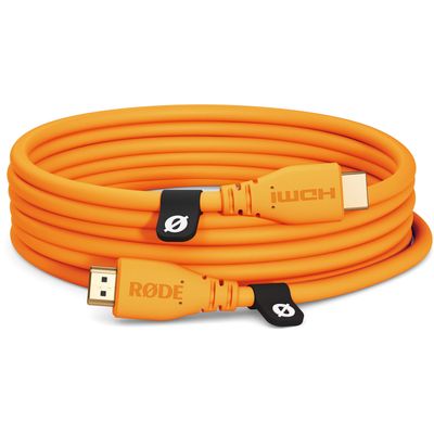 Rode HDMI-3-O Cablu HDMI 2.0 3m 4K60 18 Gb/s Portocaliu