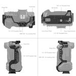 SmallRig3464BCagepentruCanonEOSR5R6cuBatteryGripBGR10Atasat