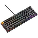 GloriousGMMK2CompactRGBTastaturaMecanicaGamingIluminareRGBUSBCSwitchFoxLinearLayoutUSNegru
