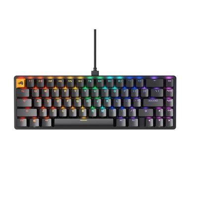 Glorious GMMK 2 Compact RGB Tastatura Mecanica Gaming Iluminare RGB USB-C Switch Fox Linear Layout US Negru