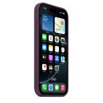 AppleHusadinSiliconcuMagSafepentruiPhone16ProMaxPlum